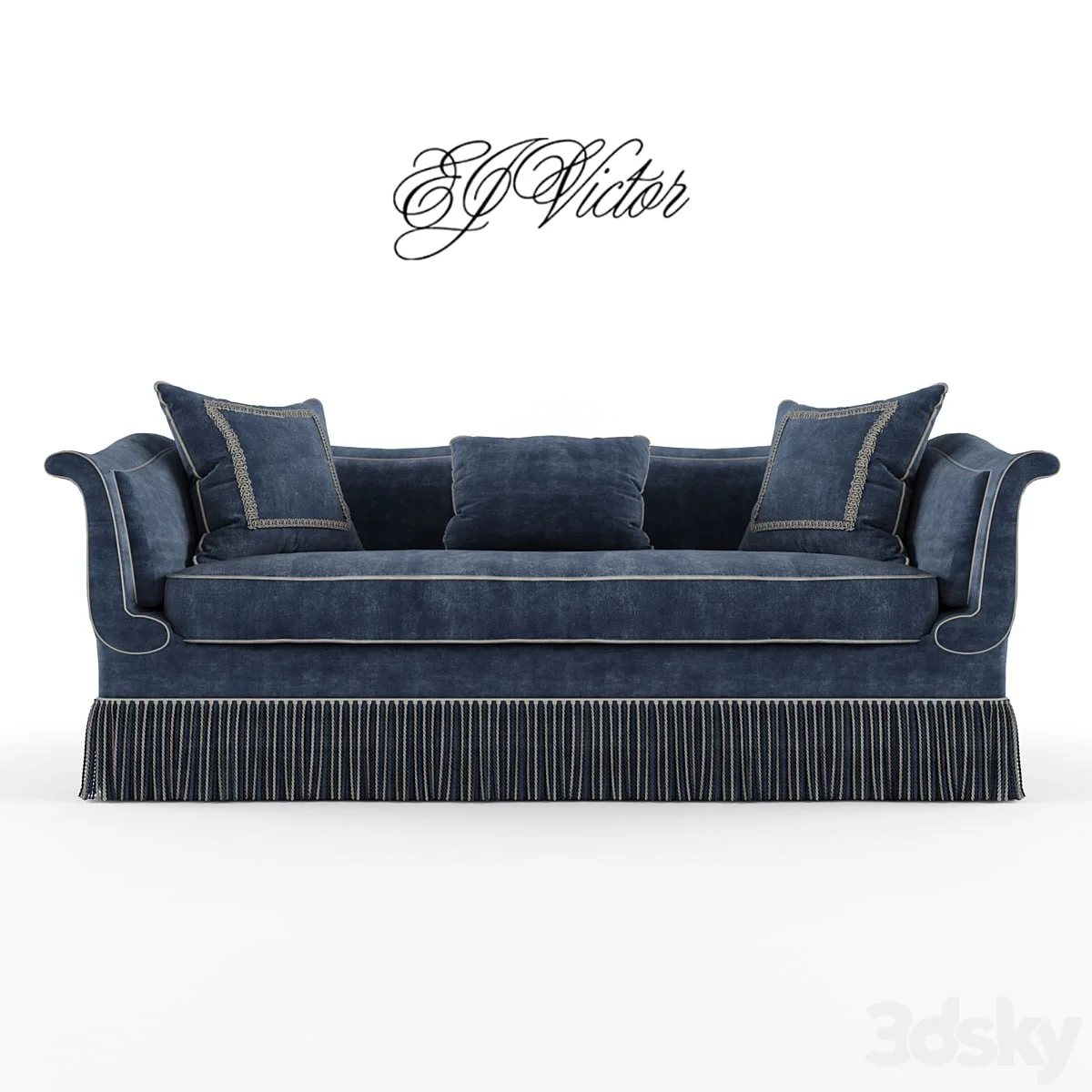 EJ Victor 2204-82 Julia Gray Belle Epoch Sofa